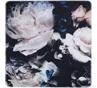 Wenko - Tapis de douche antidérapant fleurs Peony - L. 54 x l. 54 cm - Noir - Peony Noir