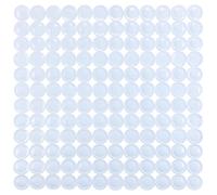 WENKO Tapis de Douche Belem, Tapis de Douche antidérapant avec ventouses, Fond de Douche Classique disposés géométriquement pour Tous Les bacs de Douche Courants, en matière Plastique, 54x54cm, Blanc