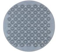 Maximex Tapis de douche avec 100 picots de massage, écoulement rapide de l'eau & dessous antidérapant, 55 cm