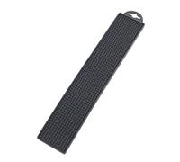 WENKO Tapis Egouttoir Slim noir, Egouttoir vaisselle, silicone souple, 42x8 cm