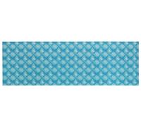 WENKO Tapis en mousse souple Flux, tapis antidérapant, tapis de douche & tapis de cuisine antisalissant, hygiénique, découpable aux dimensions souhaitées, matière plastique, 65 x 200 cm, Bleu