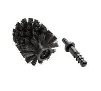 WENKO Brosse de rechange WC avec adaptateur Ø 8 cm polypropylène Noir
