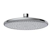 WENKO Tête de douche italienne à effet pluie | Economiseur d'eau 40% | Raccord universel | Adapté chauffe au eau instantané | Picots anticalcaire | ABS Chromé brillant | Diam 22,5cm| chromé