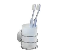 WENKO Turbo-Loc®, Gobelet Salle de Bain Mural, sans perçage, 7.5 x 10 x 9 cm,