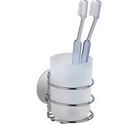 WENKO Turbo-Loc® Pot à dents, blanc/chrome, 18779100