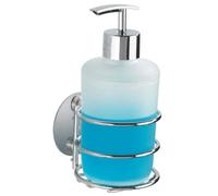 Wenko Turbo-Loc rund Stahl distributeur de savon 250 ml argenté 18777100