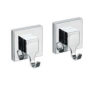 Wenko Crochet mural Vacuum-Loc® Quadro set de 2 Brillant