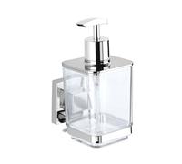 WENKO Vacuum-Loc® Distributeur de Savon en Acier INOX Quadro Brillant