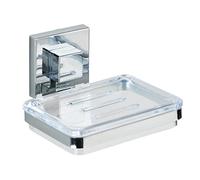 WENKO Vacuum-Loc® Porte-Savon en Acier INOX Quadro Brillant
