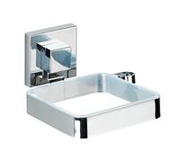 WENKO Vacuum-Loc® Porte sèche-Cheveux en Acier INOX Quadro Brillant