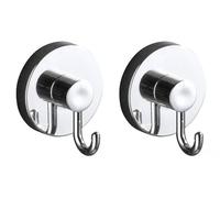 Wenko Vacuum-Loc rund Stah kit de crochets argenté 20900100