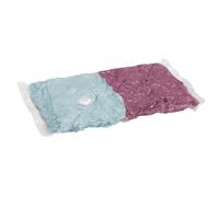 WENKO Système de Rangement Vacuum Set de 2 - Set de 2, jusqu'à 75% d'économie d'espace, Polyéthylène, 55 x 90 cm, Transparent