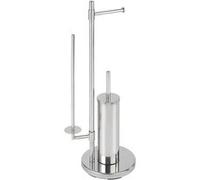 Valet WC design Neo - H. 73 cm - Argent