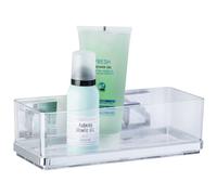 Wenko Étagère murale Quadro Vacuum-Loc Acier inox Brillant 25,5 cm