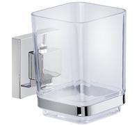 Wenko VL Quadro gobelet pour brosses à dents transparent 22680100
