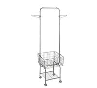 Wenko Wäscheständer Kleiderbutler Pliant/Clapable Réglable Argent 167 cm