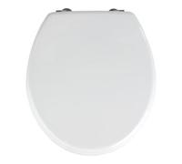 WENKO WENKO Abattant WC Prima, MDF FSC Blanc Sans Abaissement Automatique WC-Abattants - Salle de bain Quantité:1