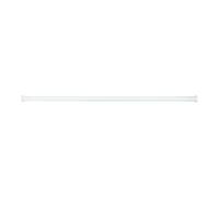WENKO Barre de douche télescopique, Installation rapide et facile, 70-115 cm - Ø 2 cm, En aluminium et en chrome, 2 x 2 cm, Blanc