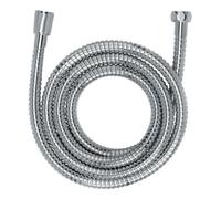 WENKO Tuyau de Douche en Acier INOX 150 cm Tuyau de Douche avec Protection Anti-Torsion et avec agrément pour l'eau Potable Argent