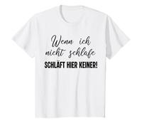Wenn ich Nicht schlafe schläft Hier keiner T-Shirt