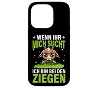 Wenn Ihr Mich Sucht Ich Bin Bei Den Ziegen Ferme Chèvre Coque pour iPhone 14 Pro