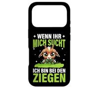 Wenn Ihr Mich Sucht Ich Bin Bei Den Ziegen Ferme Chèvre Coque pour iPhone 17 Pro