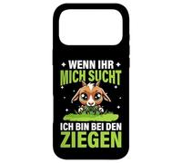Wenn Ihr Mich Sucht Ich Bin Bei Den Ziegen Ferme Chèvre Coque pour iPhone 17 Pro Max