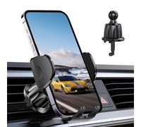 Wennala Support TéLéphone Voiture, Support de TéléPhone Portable pour évent de Voiture,Rotatif à 360°, Porte Telephone Voiture,pour Apple Samsung XIAOMI Etc TéLéPhones De 4.0''-7.0'', Smartphone