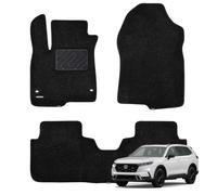 WENNEBIRD Tapis de Sol en Moquette Supérieure pour 2023-2024 Honda CR-V, CR-V Hybrid, Tapis de Sol Premium Anti-Dérapants et Étanches Toutes Saisons, Épaisseur de 1,27 cm - 3 Pièces