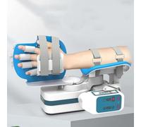 WENNEWU éQuipement De RééDucation du Poignet, OrthèSe De Poignet 2 en 1, Immobilisateur De Poignet, RéGlage Intensité sur 9 Niveaux, RéGlage Vitesse sur 3 Niveaux, pour HéMipléGie Et AVC,Left Hand