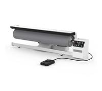 WENNEWU Fer à Repasser Rotatif à Vapeur, Machine à Repasser à Vapeur Continue, avec PéDale, pour VêTements, VêTements, Rideaux, Draps, Nappes, 220 V,Blanc