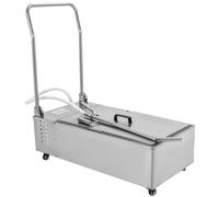 WENNEWU Filtre à Huile sur Camion, Friteuse Mobile Commerciale De 55 L, SystèMe De Filtration D'Huile De Cuisson, avec Papier Filtre, Acier Inoxydable, pour SupermarchéS Et Restaurants,Style b