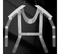 WENNEWU Mannequin De Couture en Acrylique, Porte-Torse De Mannequin Invisible, Cintres pour Toile De Fond Photographique, Position Ajustable, pour VêTements De Boutique,Style b,Women's Wear