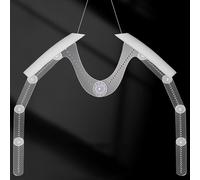 WENNEWU Mannequin De Couture en Acrylique, Porte-Torse De Mannequin Invisible, Cintres pour Toile De Fond Photographique, Position Ajustable, pour VêTements De Boutique,Style a,Women's Wear