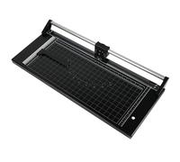 WENNEWU Massicot Manuel De PréCision, Massoir pour Papier Photo, Outil De DéCoupe De PréCision, Cutter à Rouleau Professionnel, pour Papier Photo, Pellicule, Papier d'art,Noir,24 inches(60cm)