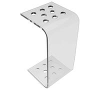 WENNEWU Porte-Queue de Billard en Acrylique, Support de Queue de Billard Design en Forme de C pour 8 Queues, Organisateur Queues Billard pour Salle Billard, pour Salle Jeu, Bars et Clubs,Clear