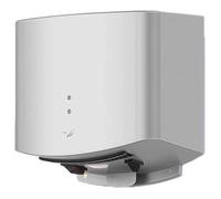 WENNEWU SèChe Mains Haute Vitesse, SèChe Mains éLectrique Mural Intelligent, Puissance De 1250 W, DéBit d'air Chaud Et Froid RéGlable, pour Salles Bains Et Commerces,Argent