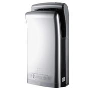 WENNEWU SèChe Mains Vertical Professionnel, SèChe Mains Muraux 1800W, ABS Haute RéSistance, Moteur à Air Pulsé Haute Vitesse, pour Salle De Bain,Argent,Brushless