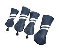Wenoup 1 Ensemble de Couvre- de Golf Compatibles avec Les Couvre-, Accessoires de Protection en Cuir PU, Bleu