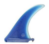 Wenoup Aileron Surf pour Longboard avec Profil Courbé et Quincaillerie Incluse pour Manœuvres s et Contrôle, Color to 5, 9 Pouces