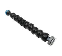 Wenoup Bras D'éclairage Flexible à Rotule Universelle avec Fixation pour Griffe Flash et Structure en Fil d'acier Inoxydable, Adapté à La Plongée Sou, 8 Articulations