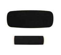Wenoup Planche d'Équilibre en Bois Naturel Rouleau pour le Développement la Force Du Tronc Surface Texturée Noire pour un Maintien Sûr Conçue pour la