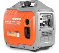 Wenovus Groupe Électrogène Silencieux Inverter Essence 1900W Générateur Électrique 4 Temps Portable avec 230V et USB Léger et Fiable Comme Alimentation de Secours pour Maison, Jardin, Garage, Camping