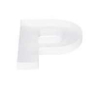 WENPACK Boîte en carton à remplir en forme de lettre en papier mâché de 20,8 cm, pour bonbons, friandises d'anniversaire (P)