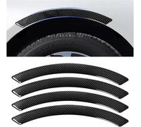 WENPANGPANG Protection Aile Voiture pour Toyota Proace City Verso 2020-2024, Bande Anti-Collision Look Fibre de Carbone Autocollant Sourcil de Roue Protection de Carrosserie 4Pcs