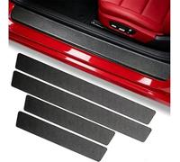 WENPANGPANG Seuil de Porte Voiture pour VW ID.3 ID3 Pro/S/Pure/Pro Performance Id 3 2021-2026, Protection Carbone Bande Anti Rayure Autocollant de Seuil Bas de Caisse Film Protection Seuils