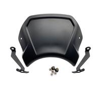 Wenqu Déflecteur De Pare-Brise pour Plaque Frontale De Moto pour CB1000R 18-20 Déflecteur Vent(Black)