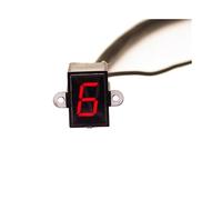 Wenqu Indicateur Vitesse Témoin Lumineux De Vitesse Numérique De Moto N-6 Levier d'embrayage De Changement De Vitesse LED Rouge Jauge D'affichage De Moto