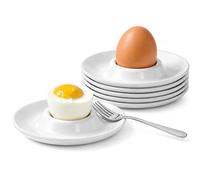 WENRENMK 6 Pièces Coquetier Oeuf, Coquetiers Ronds Blancs