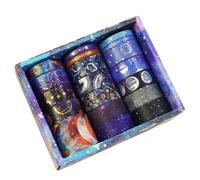 Wenrescry 19 Rouleaux Ruban Washi Ciel Étoilé - Ruban Adhésif Décoratif Papier Masking Tape pour Scrapbooking, Bricolage, Bullet Journal et DIY Créatif